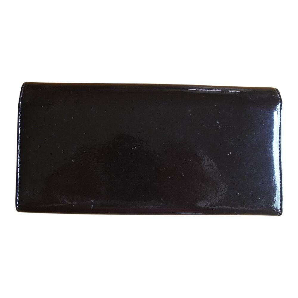 Vivienne Westwood Purple Patent Bow Wallet Orb Logo Italy Y2K Old Money - Picture 4 of 9